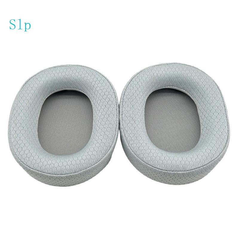 Slp Substituição Cinza Malha Earpads Almofada Ouvido Para HS55 HS65 Fones Almofadas Earmuffs Capa