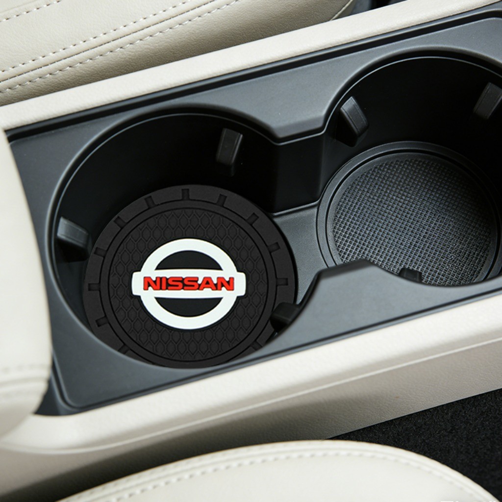 1 Peça Anti-ruído Porta Copo Silicone Carro Acessórios Automotivos For Nissan Kicks Versa Sentra Frontier March