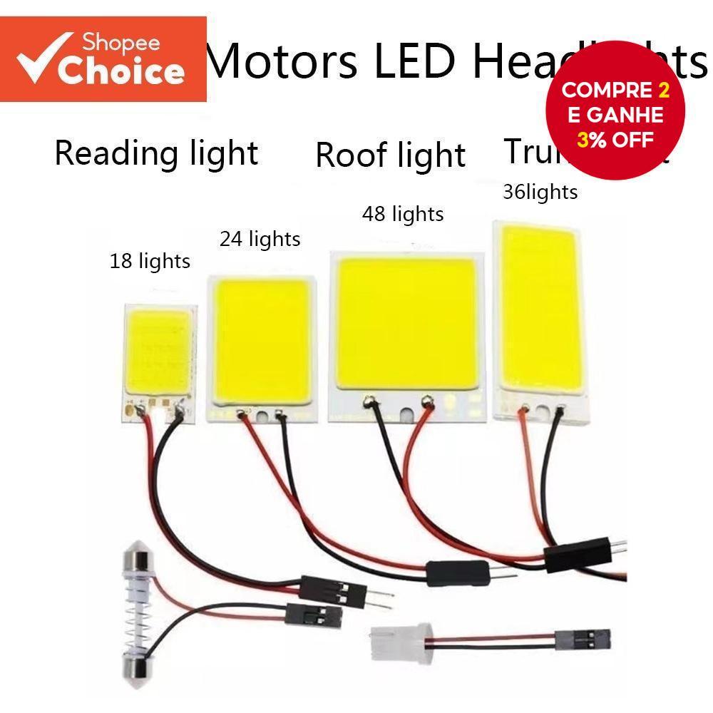 TCYATO Car ultra Brilhante LED Interno COB16 , 24 , 36 , 48 Núcleos Luzes Do Compartimento De Leitura