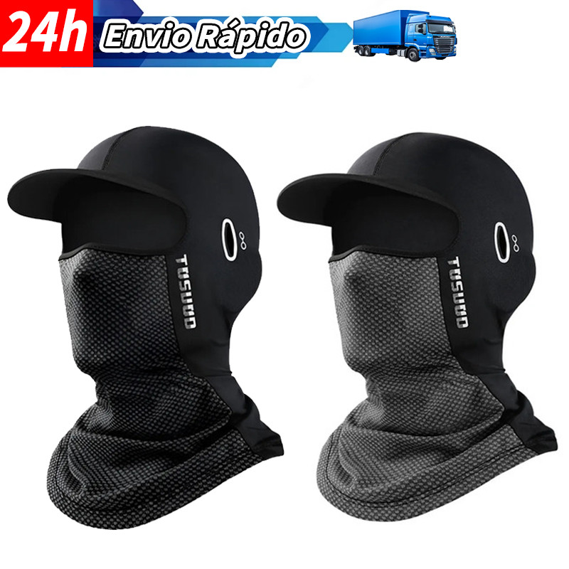 Summer Balaclava for Outdoor Use, Men's Cycling Caps UV Protection Full Face Motorcycle Mask