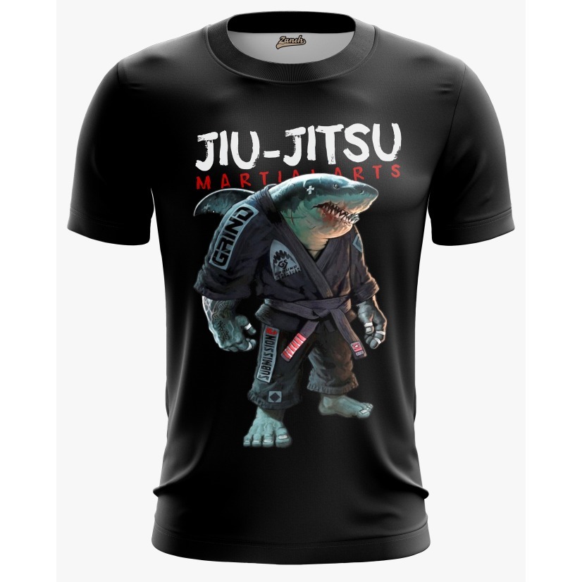 Camisa Camiseta tubarao proteção UV full print varias cores adulto e infantil