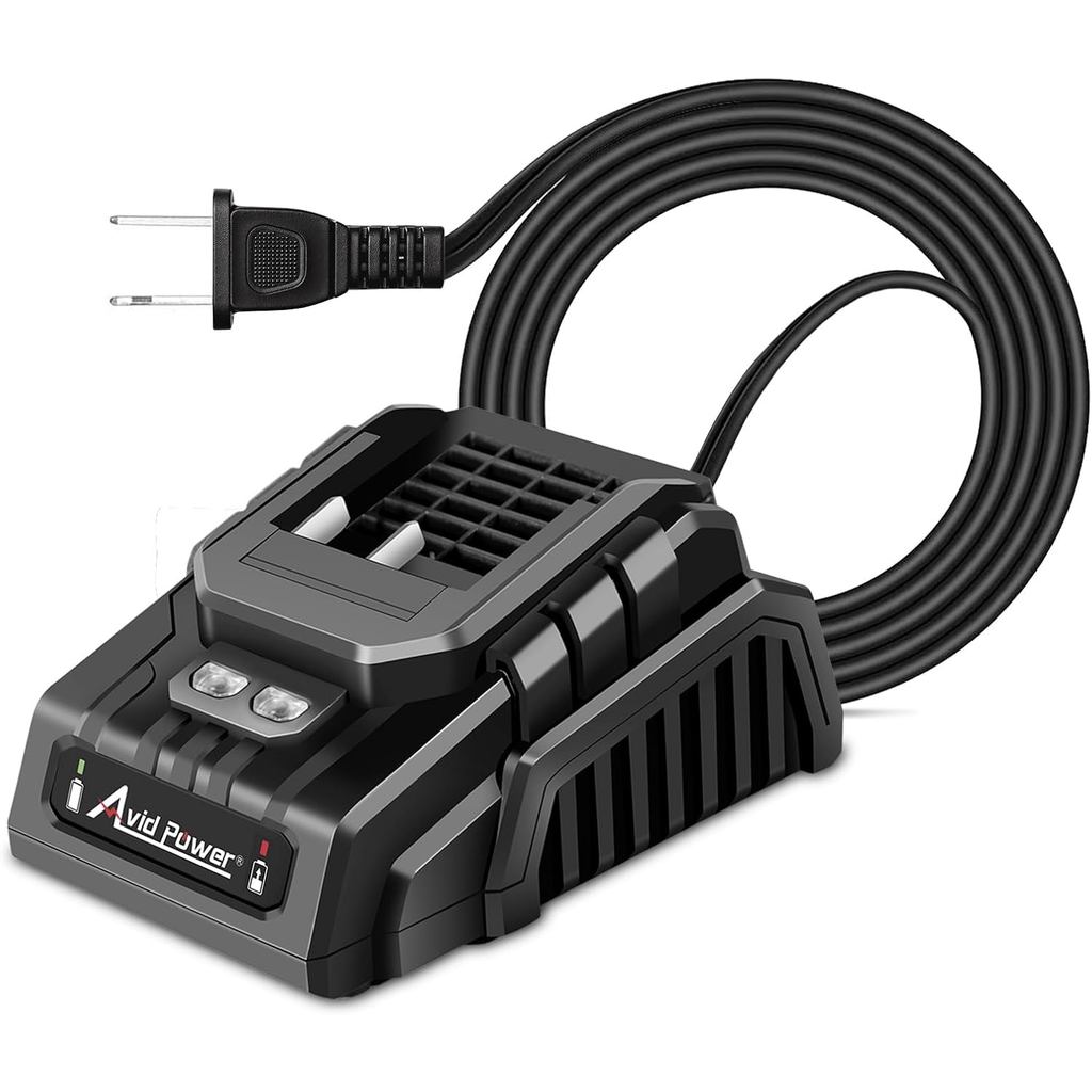 AVID POWER Fast Charger, Only Compatible with the Battery of AVID POWER 330 ft-lbs Torque Impact Wrench ACIW326/ACIW326-