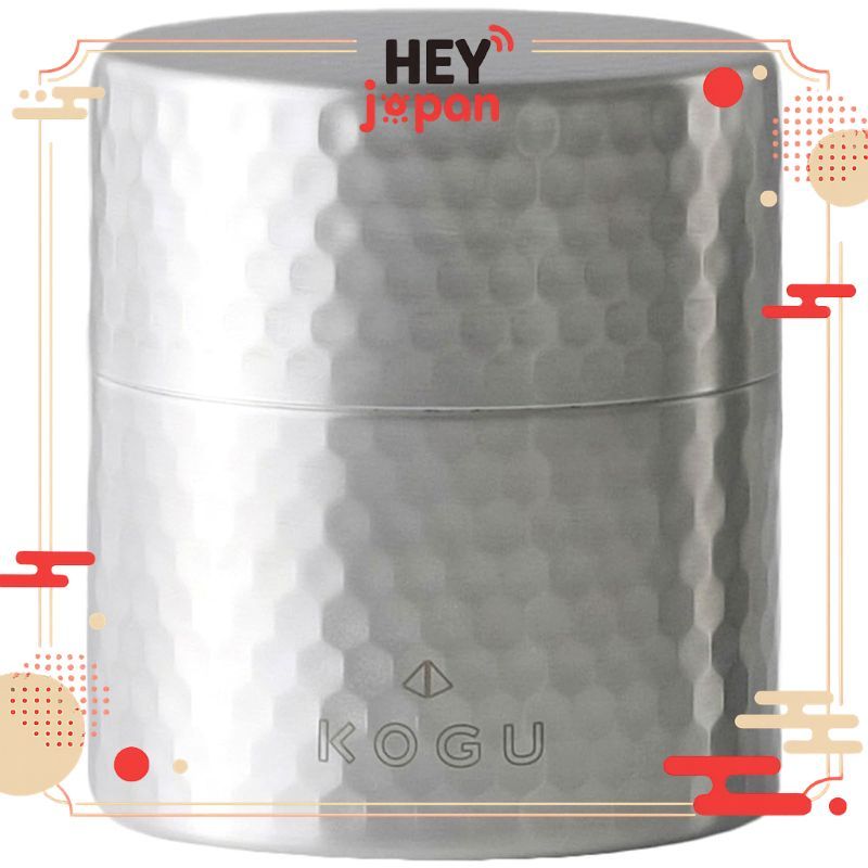 Chakogu Shimomura Stainless Steel Tea Canister Made in Japan