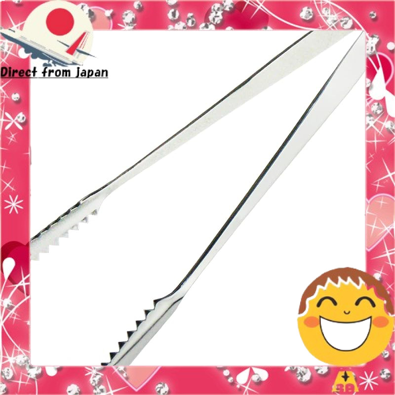 Nagao Tsubame-Sanjo Stainless Steel Ice Tongs Stick Type Made in Japan[Direct from Japan]