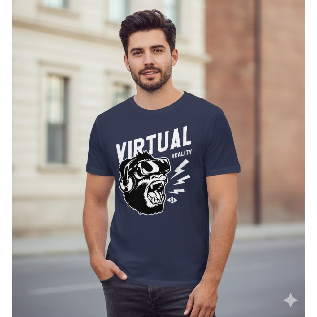 CAMISA UNISSEX Estilo URBANO Geek Virtual Reality Street Wear 100% ALGODÃO Premium