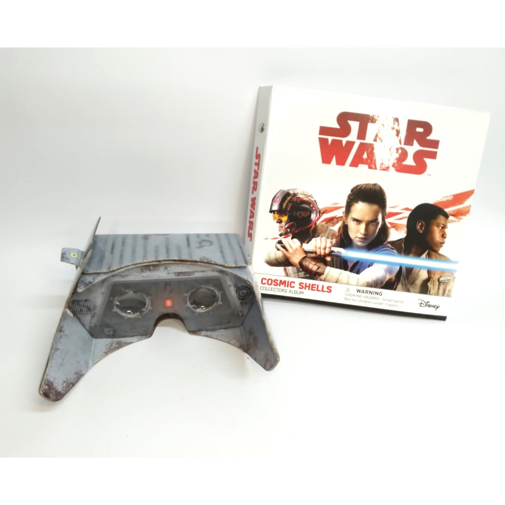 Star Wars Album Cosmic Shells + Virtual Reality Goggles Sem Embalagem