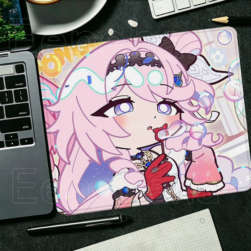 Impressão HD Denia Wuthering Ondas Mousepad Kawaii Anime Menina Jogos Tamanho Pequeno Computador Teclado Mouse Pad overl