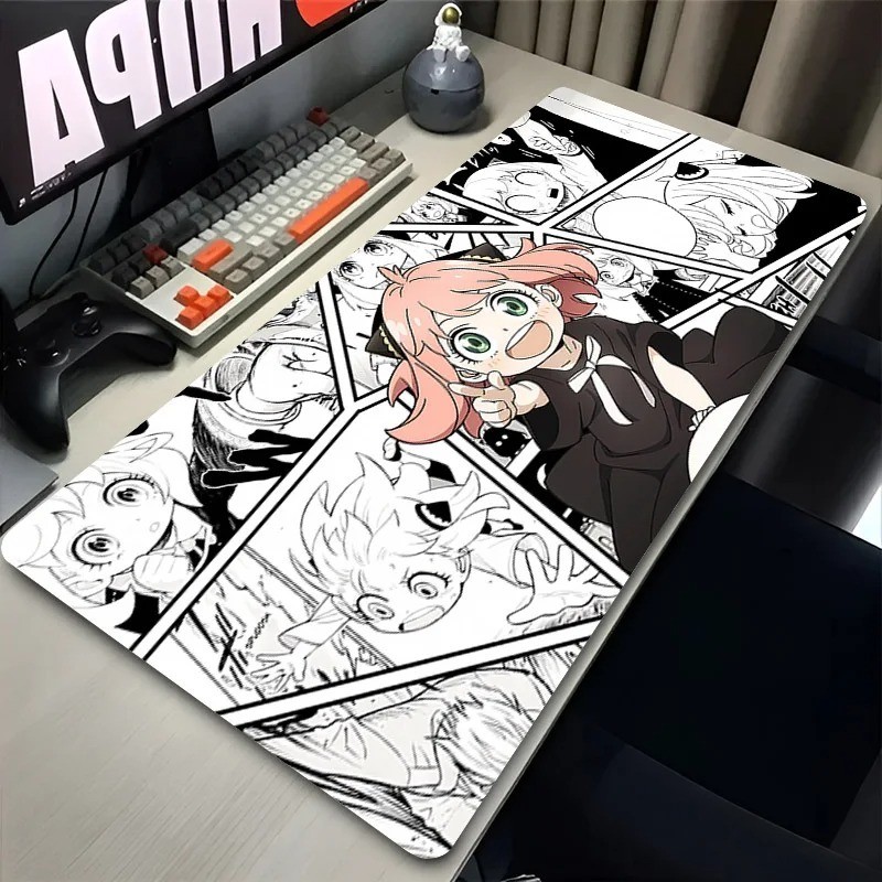 Kawaii Menina Mouespad Dos Desenhos Animados Anime S-spy Famílias Portátil Tapete De Mesa Teclado Escritório Almofadas E