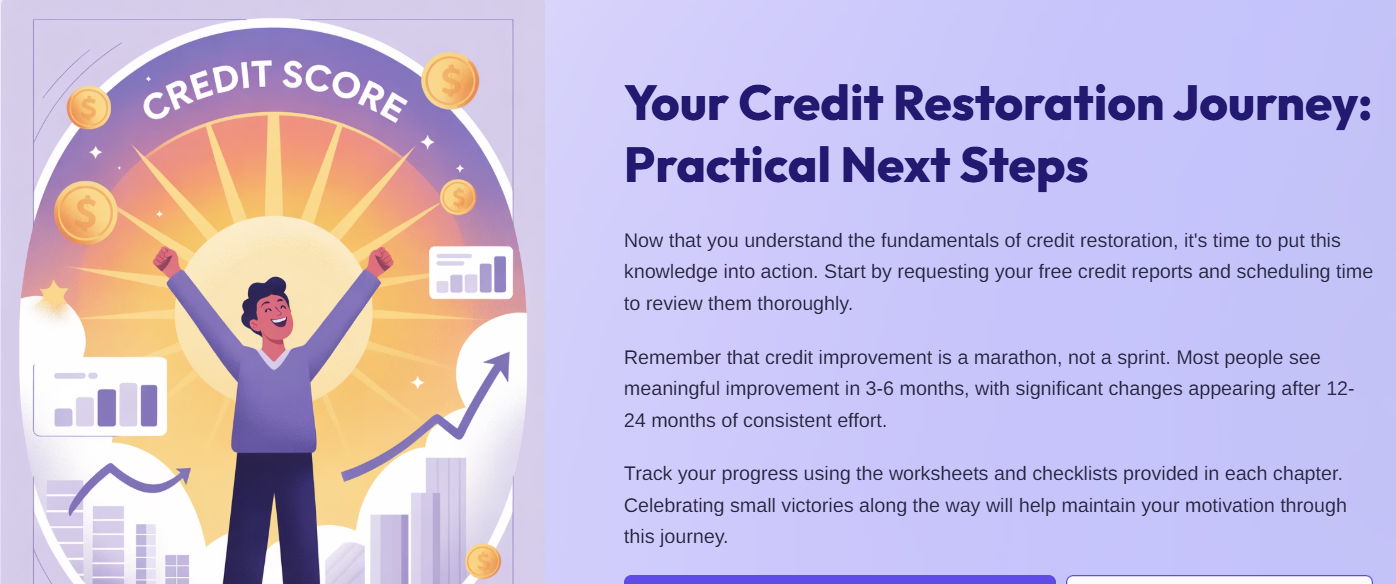Restore Your Credit Score - Guide