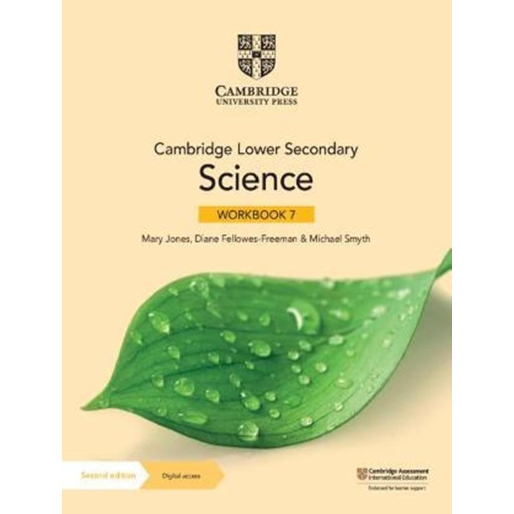 Cambridge Lower Secondary Science Workbook 7 With Digital Access 1 Year 2Ed