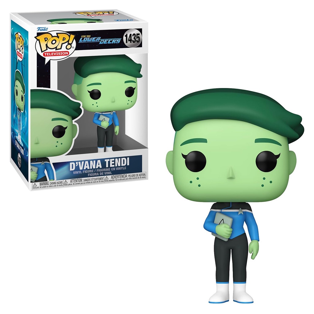 FUNKO POP STAR TREK LOWER DECKS - D'VANA TENDI 1435 NOVO ORIGINAL