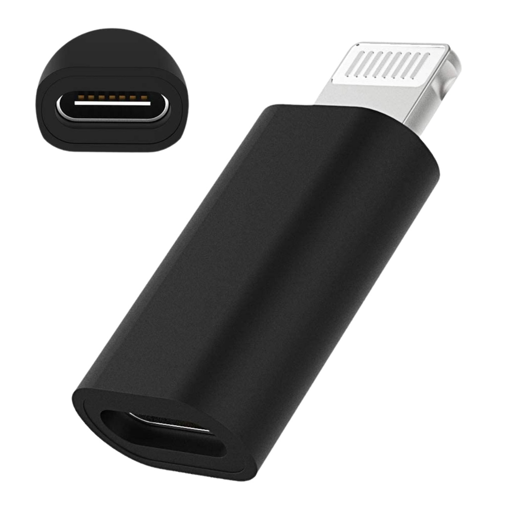 Adaptador Compatível Com Iphone Otg Para Entrada USB-C