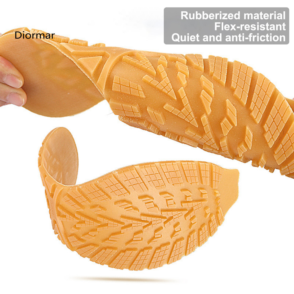 Non-slip Rubber Shoe Out Sole Replacement 1 Pair Soles Wear-resistant Thick Outsoles for Easy Diy Repair and for Southea