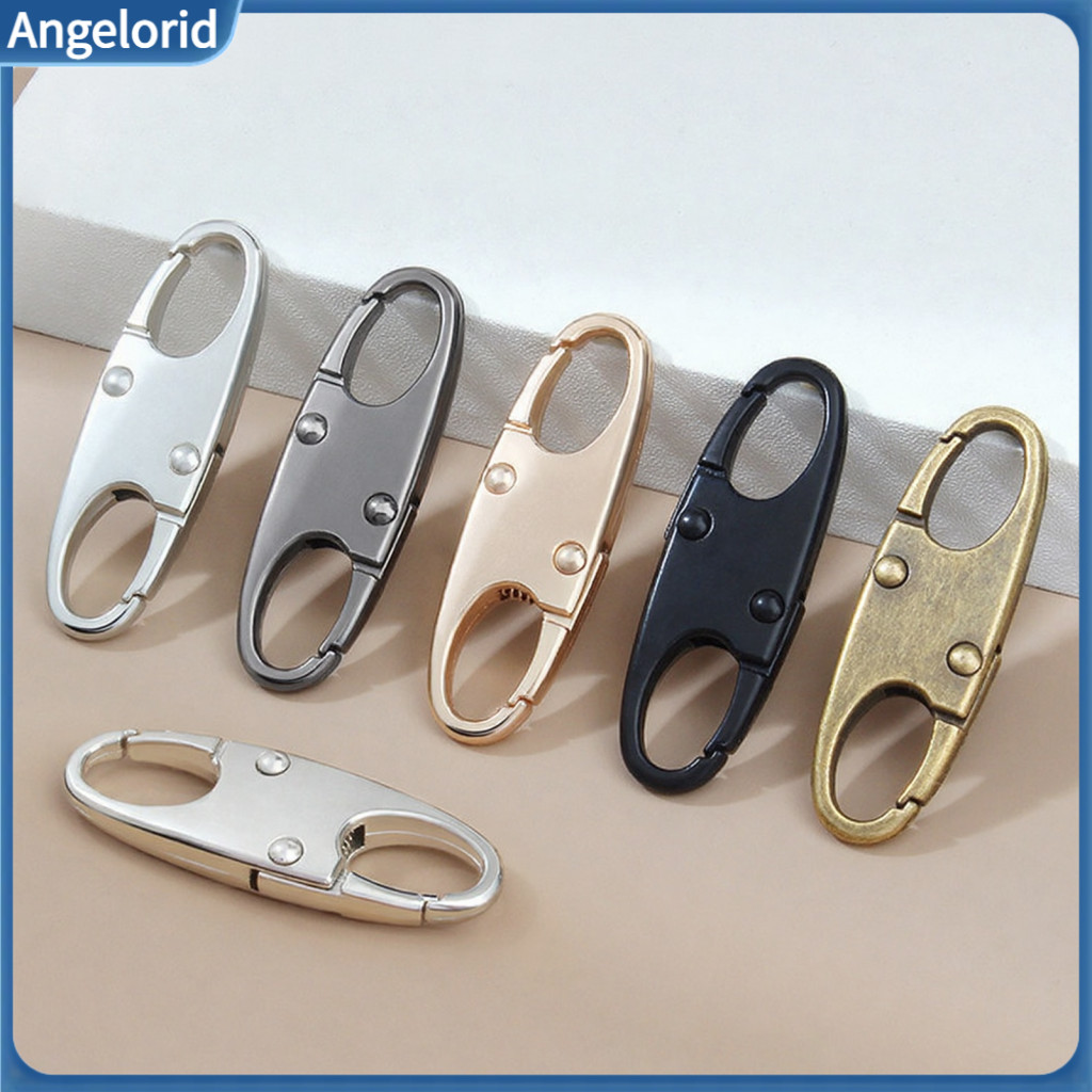 Zipper Repair Accessories 10/50 Pcs S-shaped Metal Pulls Durable Detachable Zip Puller Replacement for Jackets Backpacks