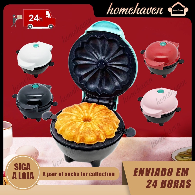 110V Mini Maquina De Fazer Bolo Bundt Maker mini máquina de assar bolo portátil