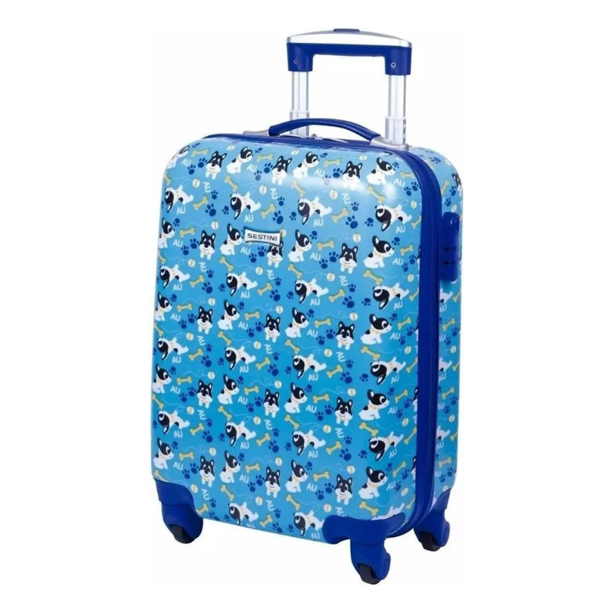 Mala Escolar Viagem Kids Dog Cachorrinho Tam P 360º Sestini