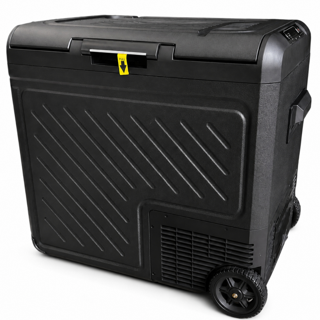 Geladeira Portátil Stonni 55L Dual Zone Compressor 12V 24V 110V 220V Camping