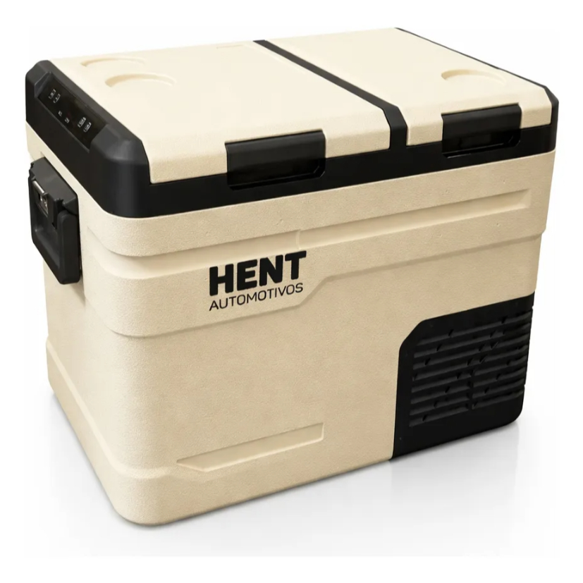 Geladeira Portátil Hent 45l Dual Zone 12v 24v 110v 220v 12v 24v 110v 220v Quadrivolt