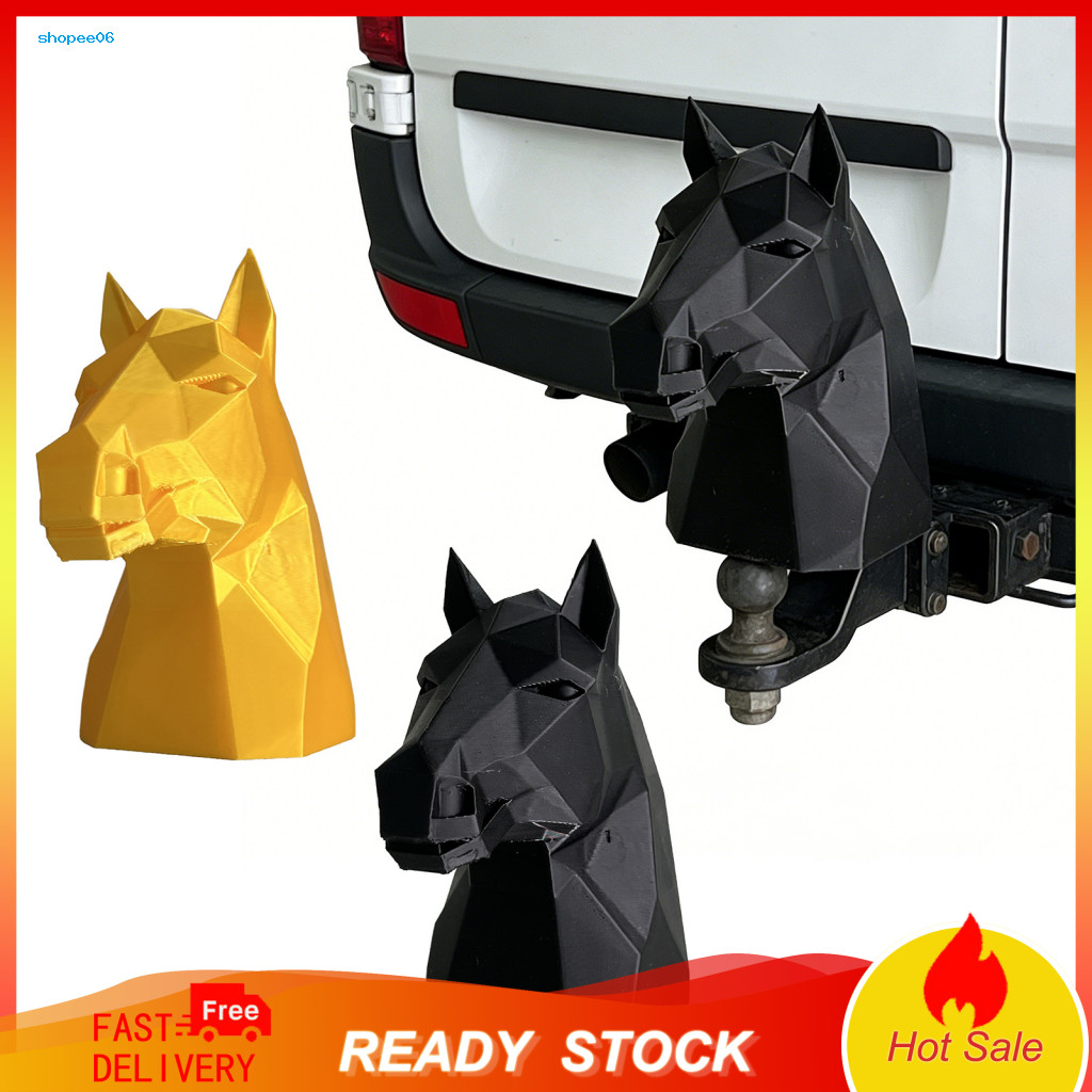 Trailer Hitch Gift Durable Horse Design Cover – Weather Resistant Truck Ball Cap Humorous Car Accessory for Southeast