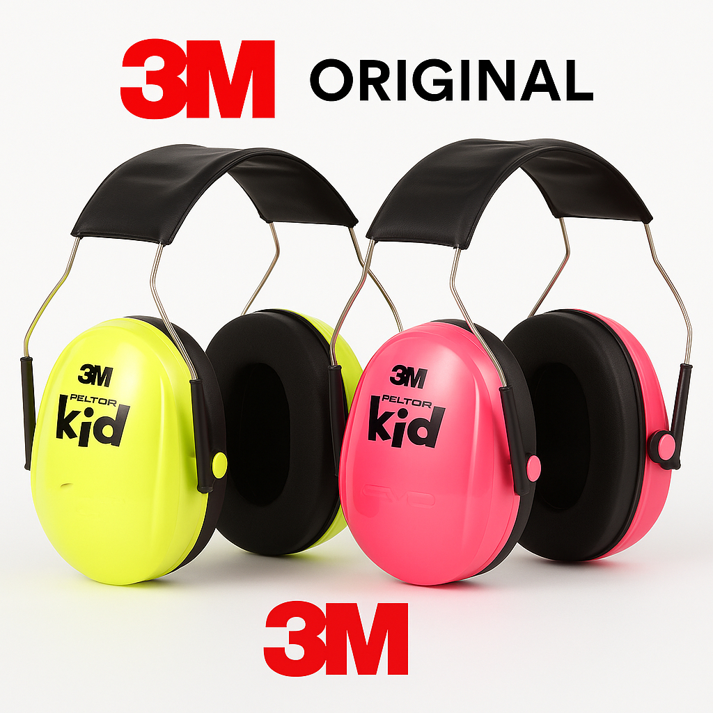 Abafador de Ruídos Infantil Peltor Kids 3m Original – Ideal para Crianças com Sensibilidade Auditiva ou TEA