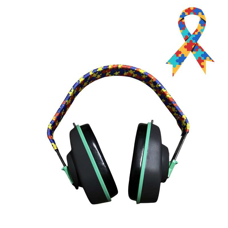 Abafador de Ruído Autismo 17dB Libus Alternative Personalizado | Protetor Auditivo Conforto Sensorial TEA Ajustável
