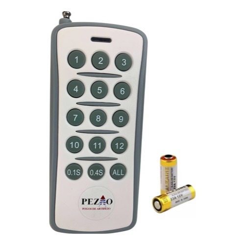 Controle 12 Canais Para Disparador Acionador + Bateria
