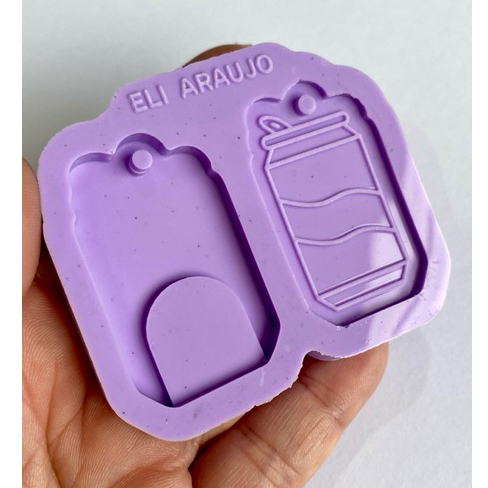 Molde de Silicone abridor de lata - latinha refri