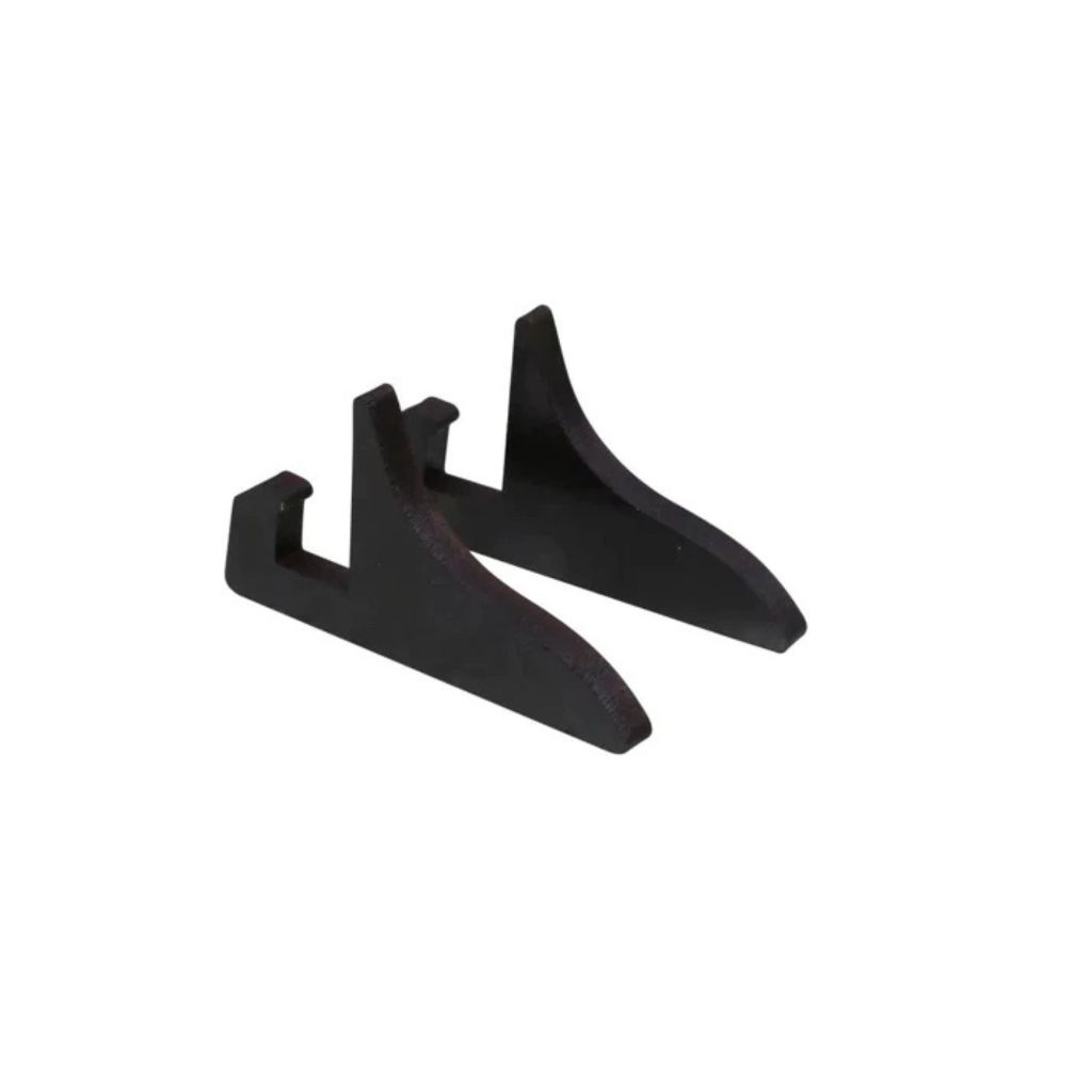40 Pares de Suporte para Azulejos em Plástico Preto Universal | Alta Resistência