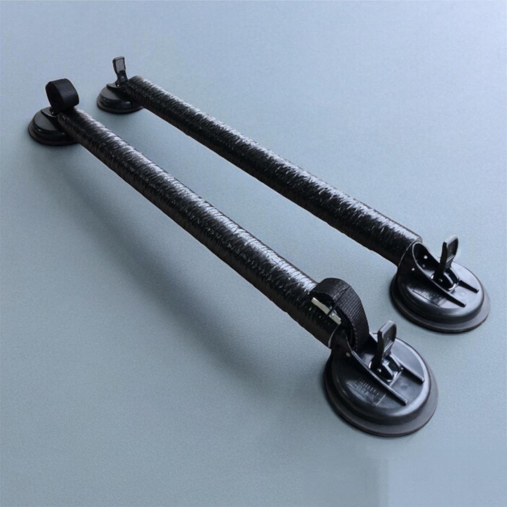 rack de teto carro com fita 45kg travessa suporte universal para prancha escadas cargas em geral