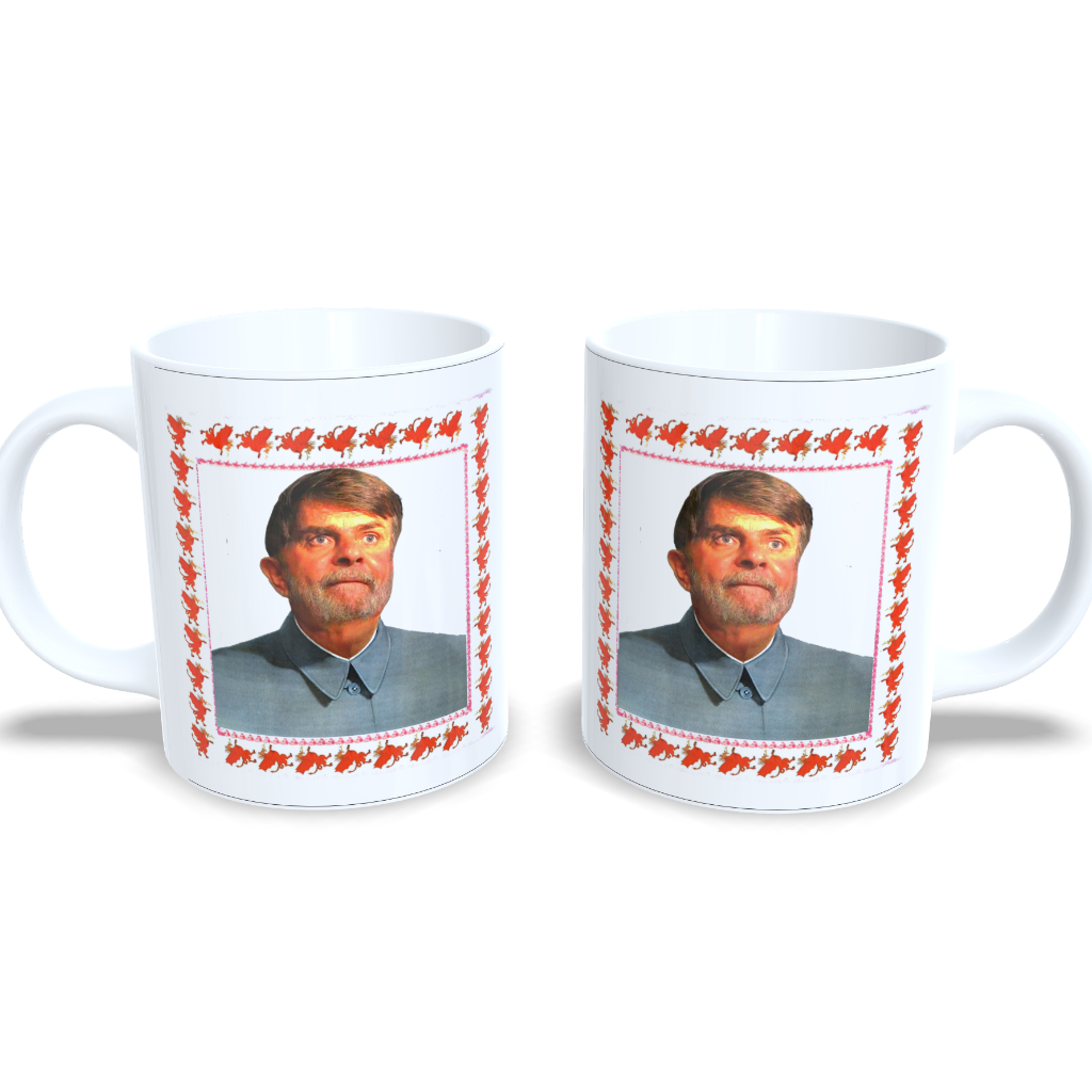 Caneca Personalizada Meme - BolsoLula Tsé - Presente - Social Credit Batle - Bolsoxina