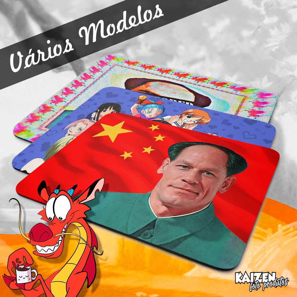 Mousepad - Meme Social Credits - Todos os modelos