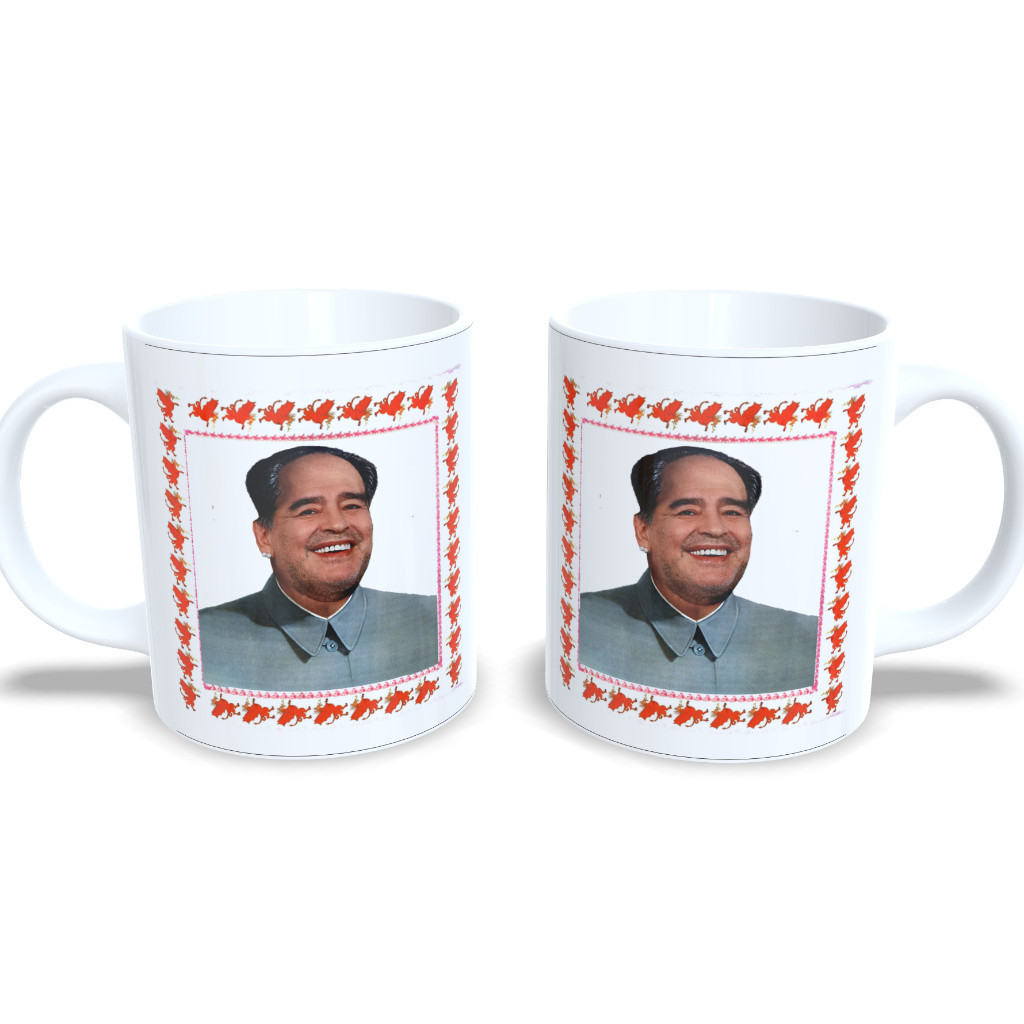 Caneca de Cerâmica Personalizada Meme - Maradona Tse -  - Social Credit Batle - Bolsoxina