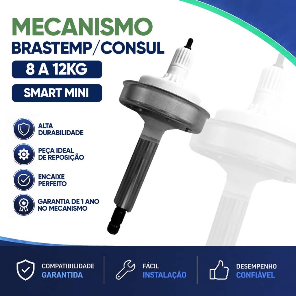 Mecanismo Brastemp Consul Smart Mini 8 A 12kg Original Royalstar W10747983