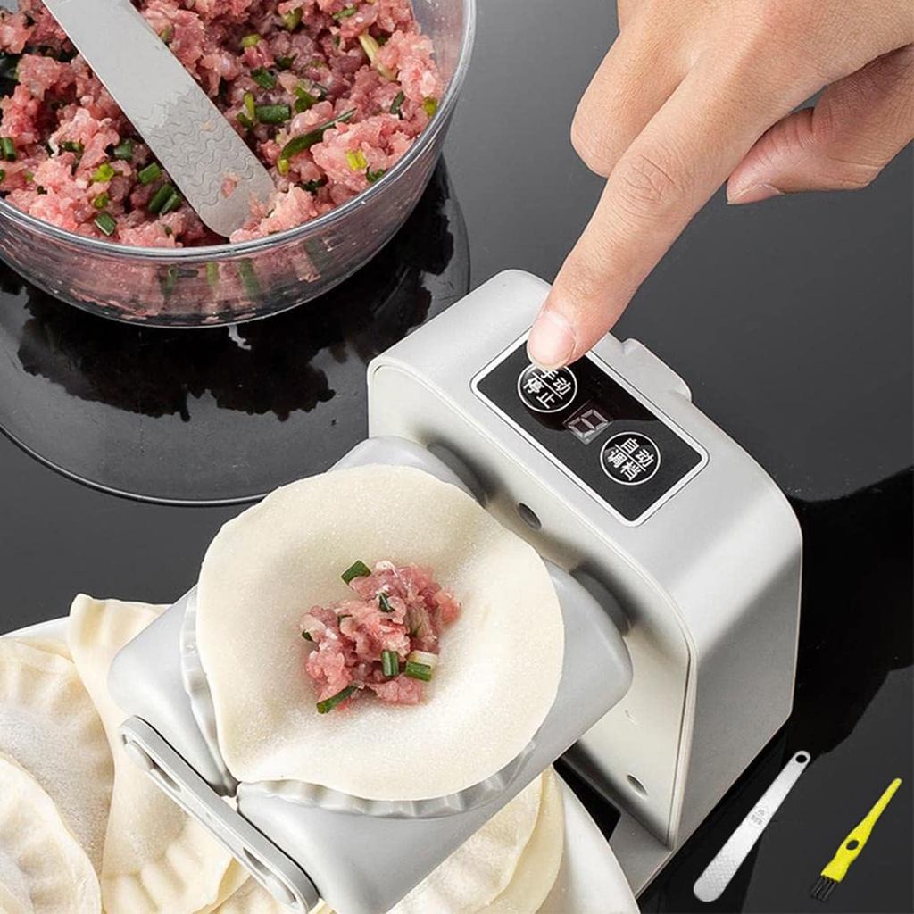 2023 New Automatic Easy Dumpling Maker Machine, Upgrade Auto Chinese Dumpling Wonton Empanada Ravioli Press Maker, House