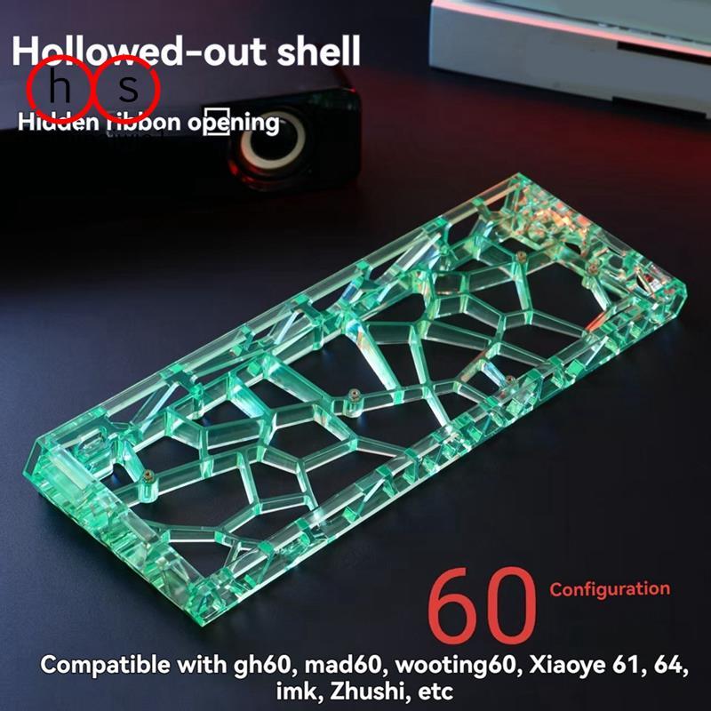 Substituição De Teclado Mecânico Shell-Hole Hollow Design Para Holy60 60he GH60 Mad60/AULA Win60 Woot60 Modelos A