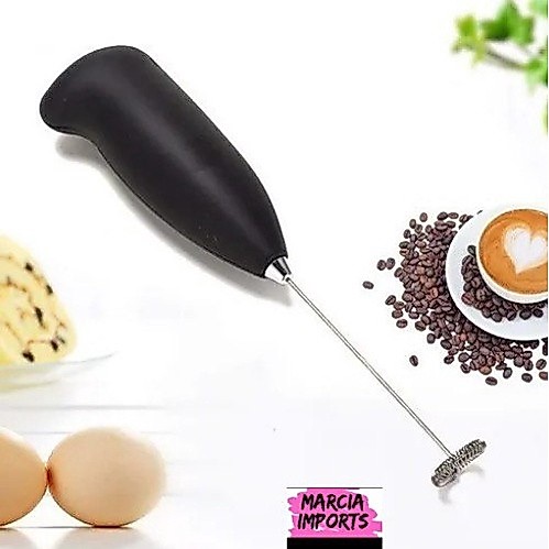 Misturador Batedor Elétrico Ovos Mix para Claras, Leite, Café Electric Coffee Shaker