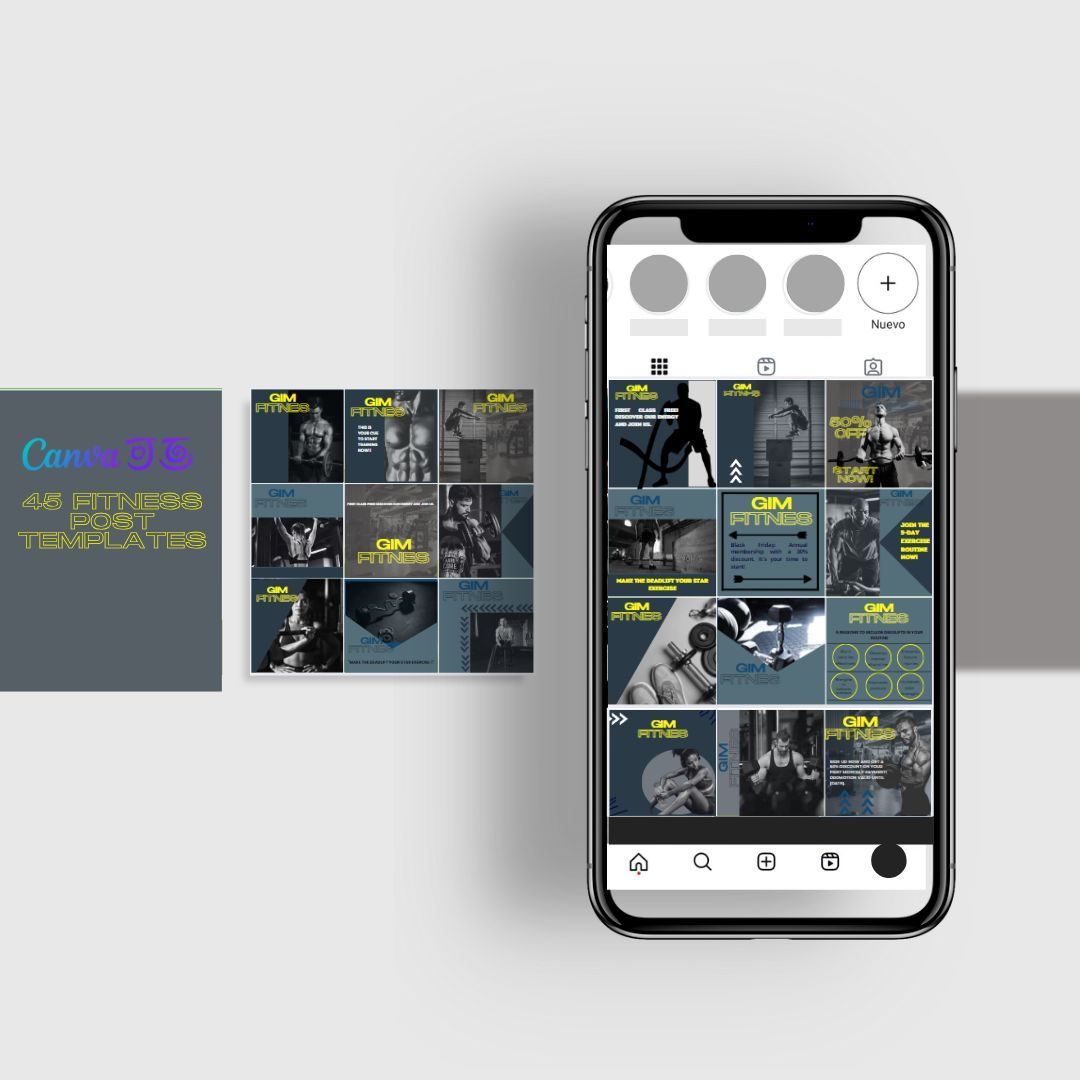 Gym & Coach Instagram Post Templates