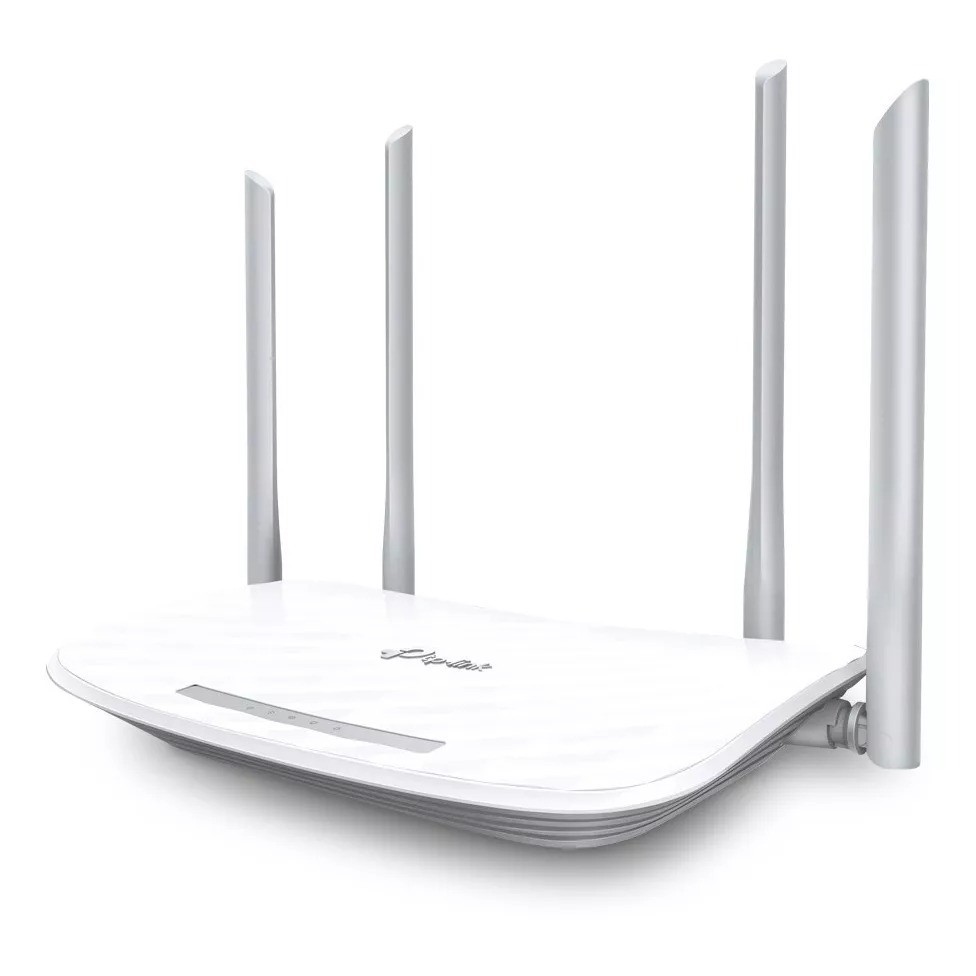 Roteador Wi-fi 4 Antenas Dual Band Archer C50 Ac1200 Tp-link Cor Branco 110v/220v