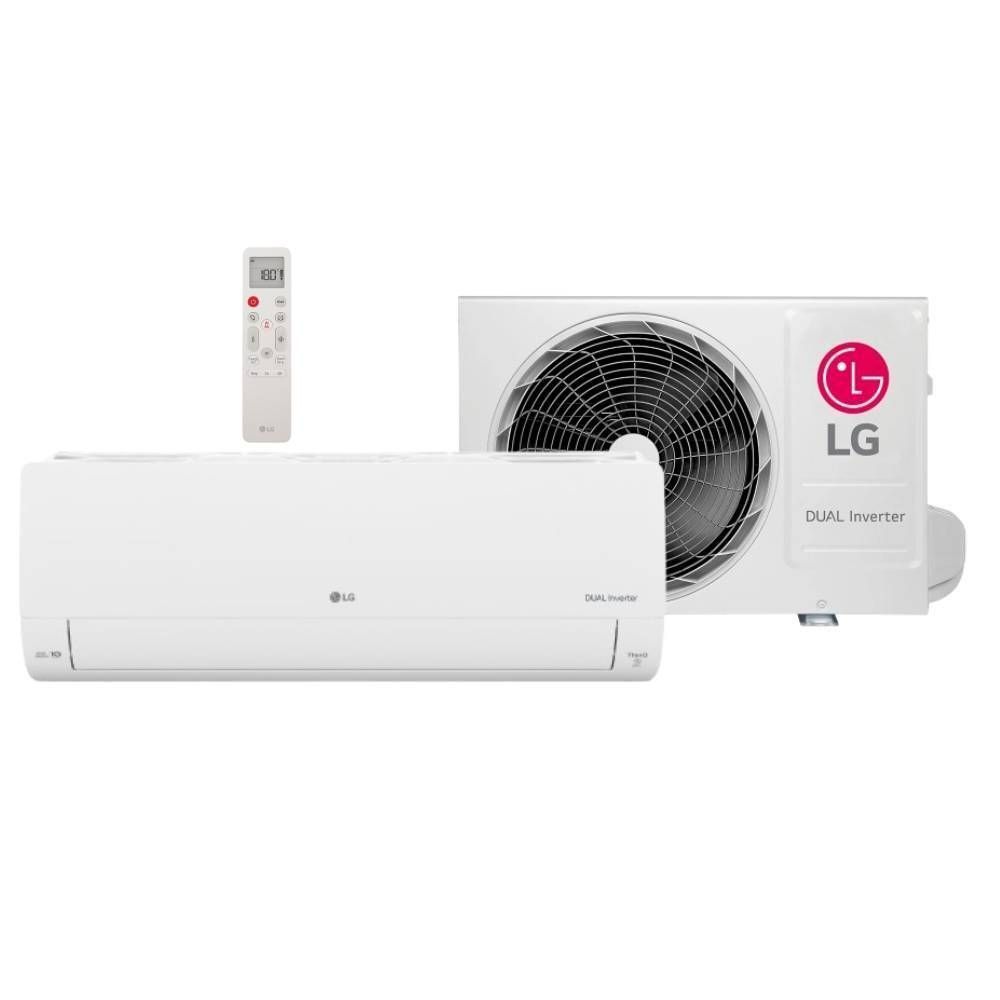 Ar Condicionado LG DUAL Inverter AI Voice 12000 BTUs Quente e Frio 220V S3-W12JA31D
