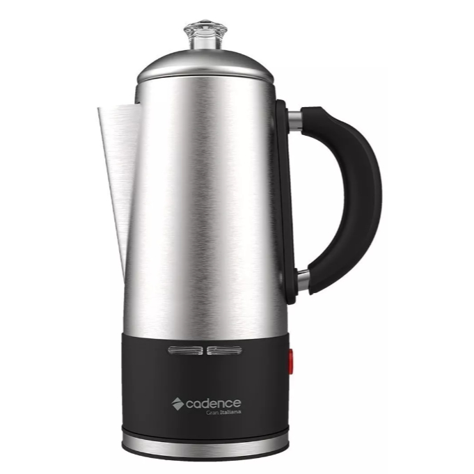 Cafeteira Italiana Gran Cadence Inox 1,5l Urban Steel Caf120 Aço Inoxidável