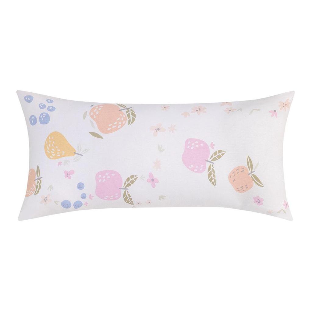 Fronha para Body Pillow Infantil Altenburg Mundo Kids 30cm x 65cm Tutti Frutti