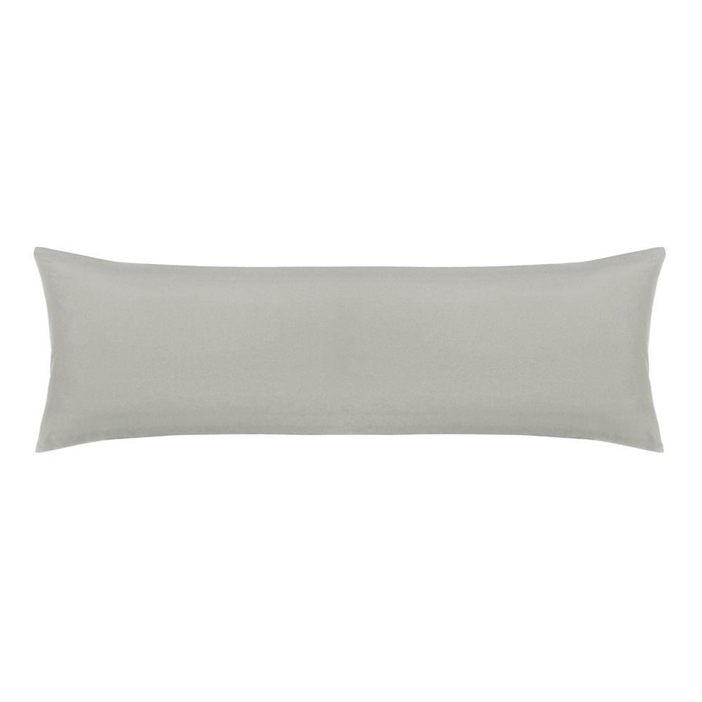 Fronha Super Body Pillow Altenburg Toque Acetinado Cimento Queimado