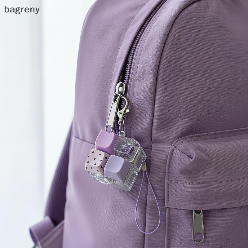 [bagreny] Chaveiro Para Alívio Do Estresse Fidget Toy 4 Teclas Silenciosas Mecânico Switch Keycap Mini Dispositivo Portá