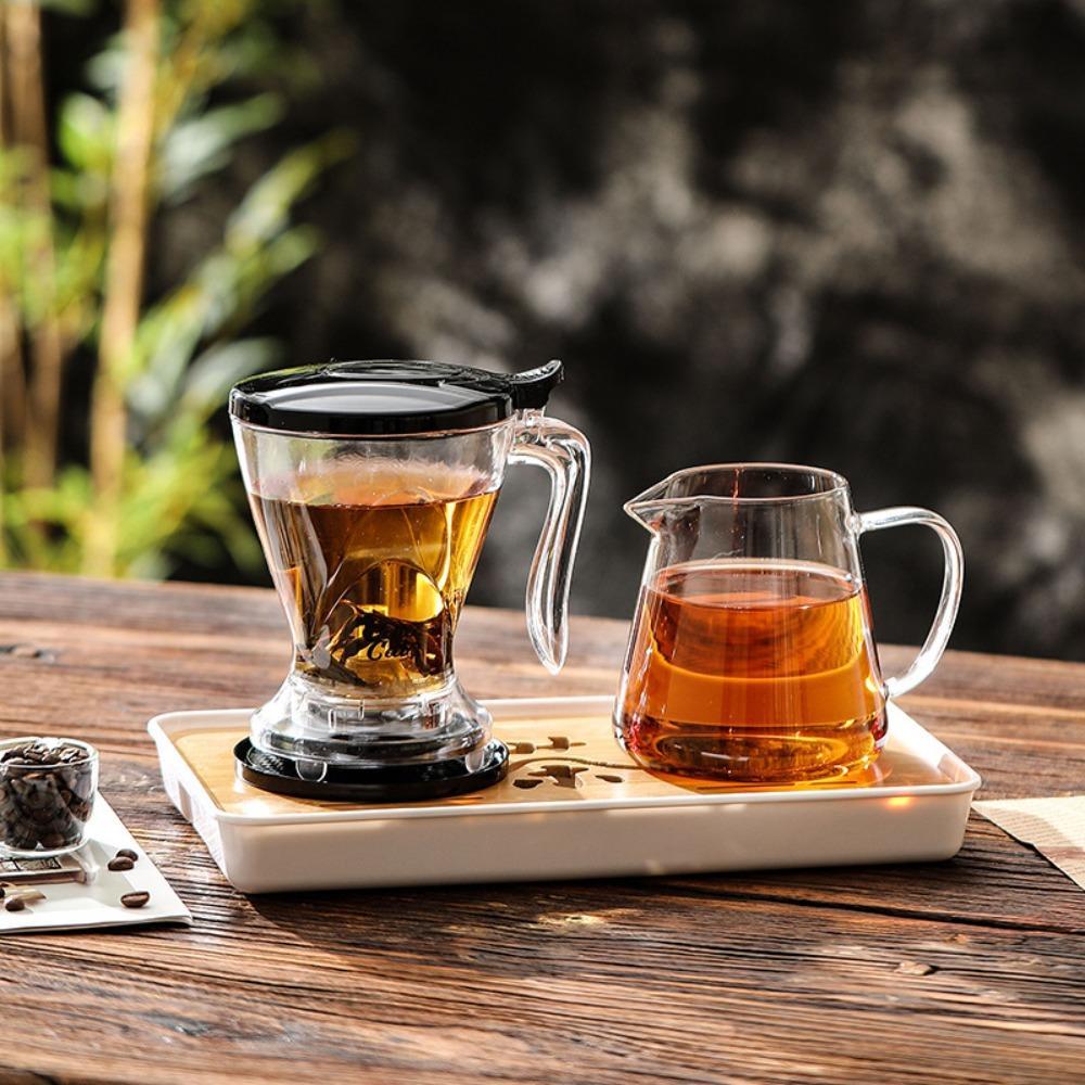 Despeje Sobre O Gotejador De Café , Transparente Com Copo De Filtro 600ml PC Coffee Brewer Pot Americano