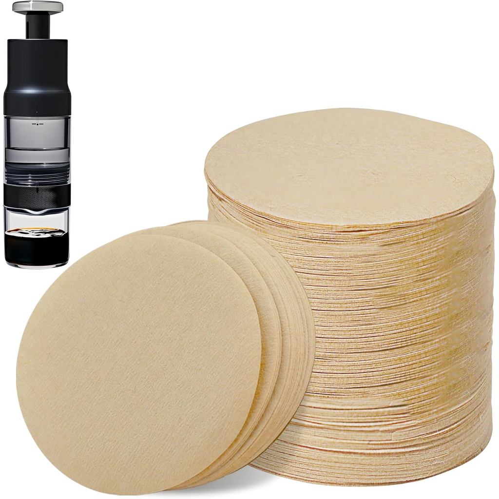 Filtros de Café Compatíveis com OXO Rapid Brewer, 500 Unidades de Papel Filtro Redondo Descartável para Cafeteira OXO Co