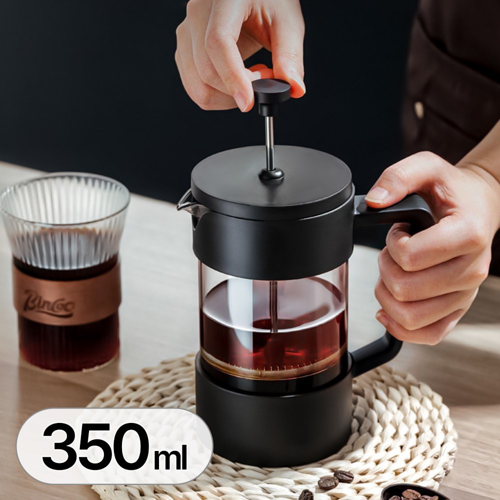 [Vida Hoje] Prensa Francesa Multifuncional Para Café E Chá Brewer Pote De Vidro Resistente Ao Calor De Malha Inoxidável