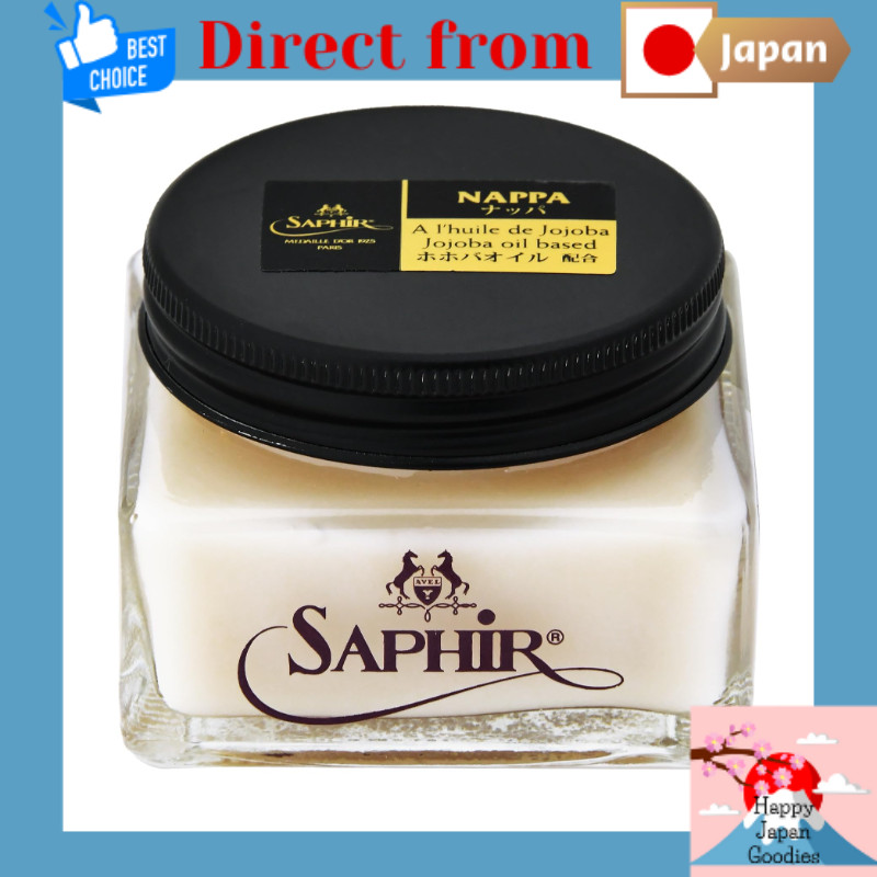 [SAPHIR] Premium Leather Care Nappa Delicate Cream 75ml — Moisturizing, Nourishing Leather Cream for Shoes, Bags,