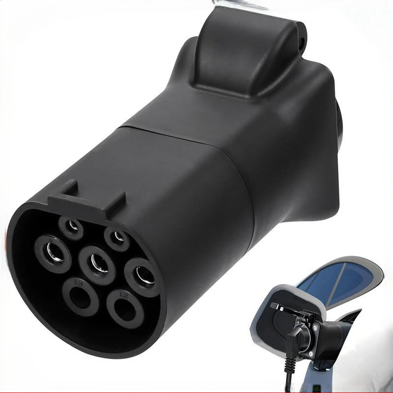Adaptador de Descarga V2L Tipo 2 para Carros Elétricos Xpeng G6 G9 Conector de Carregamento U6JT