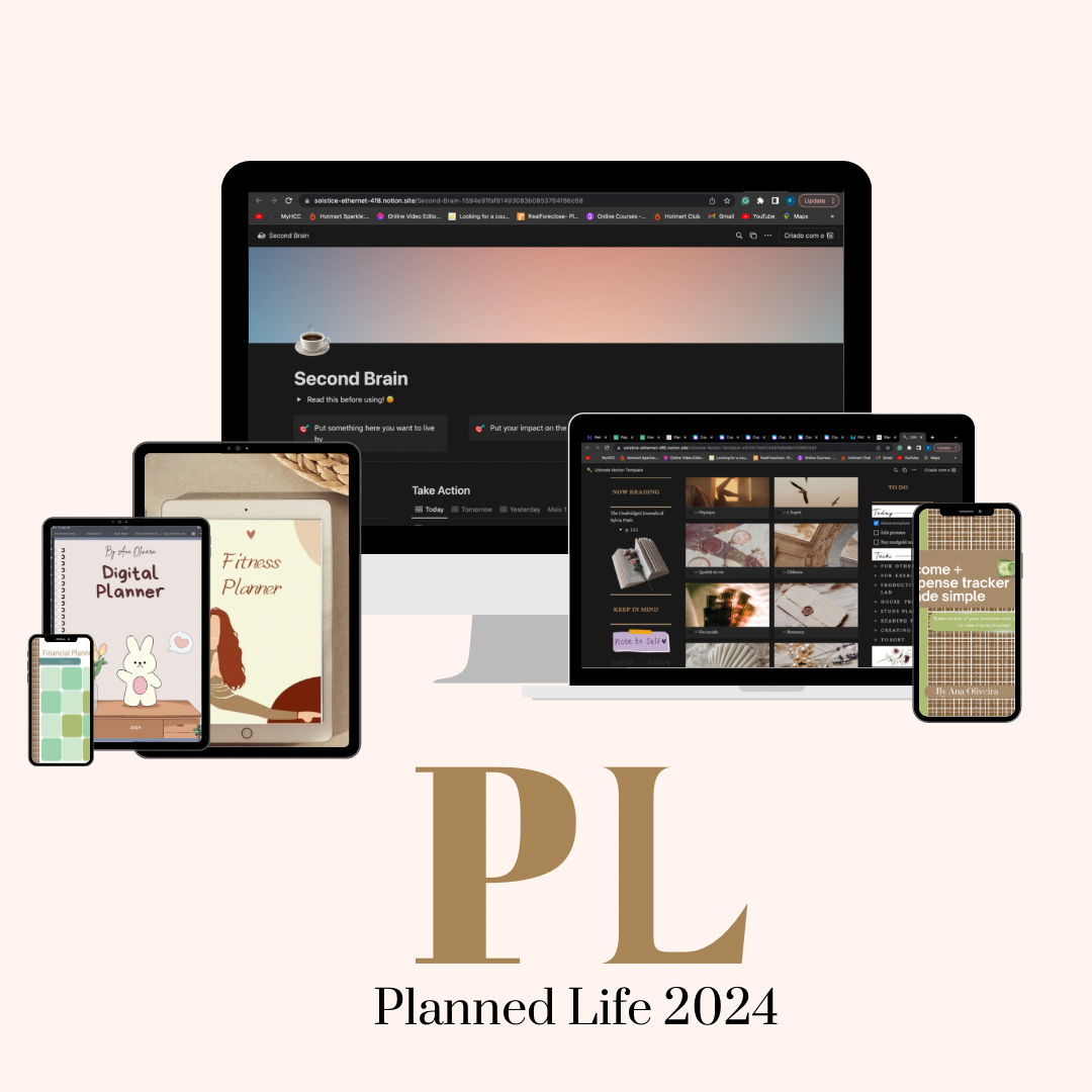 Planned Life 2024- Take Charge Of your Time With Planners