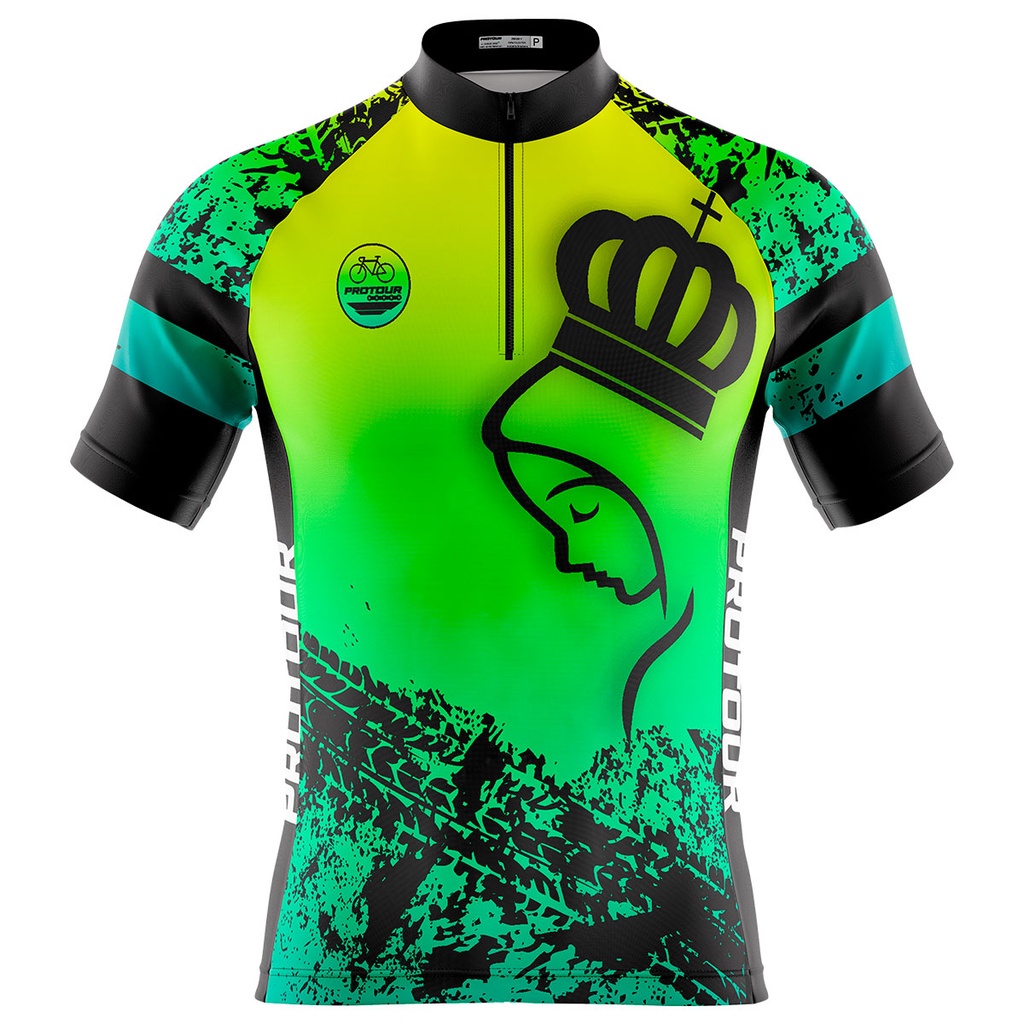 Camisa Ciclismo Camiseta Ciclista Pro Tour Romaria Degrade dry fit UV50+